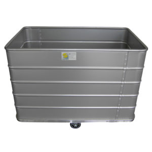 Bac à fond fixe en aluminium