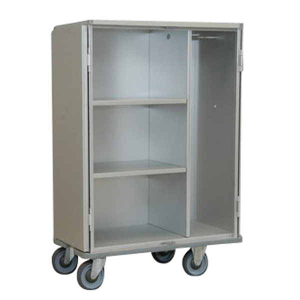 armoire aluminium stockage linge