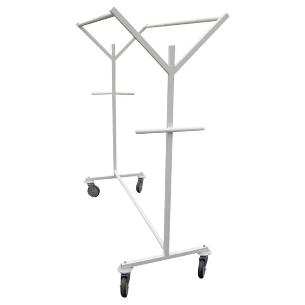 penderie mobile Y double barre