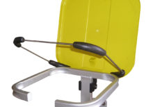 porte sac mural en aluminium