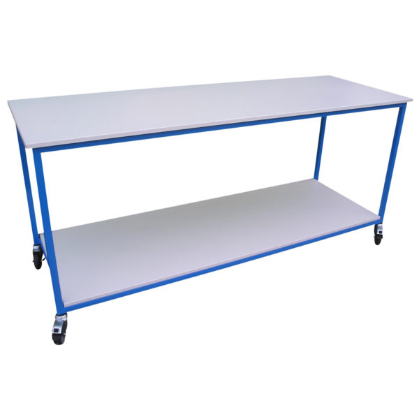 table plateau mélaminé 2 niveaux