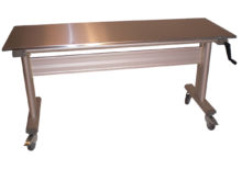 table ergonomique en inox