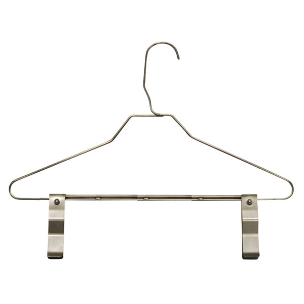 cintre inox avec pinces pantalon