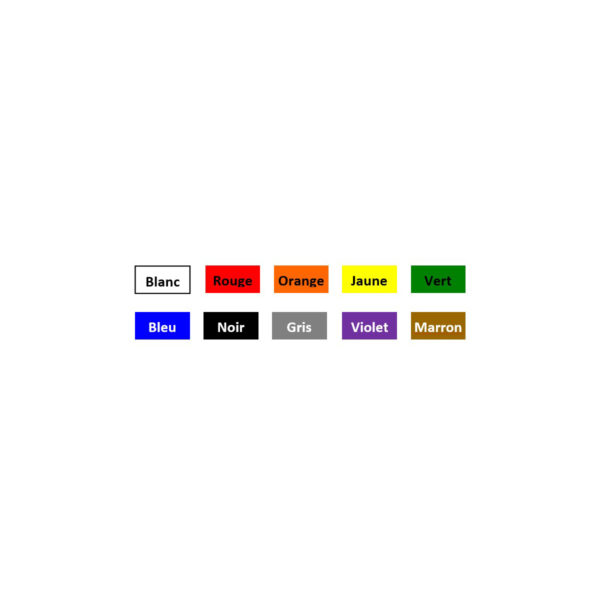 choix couleur filet